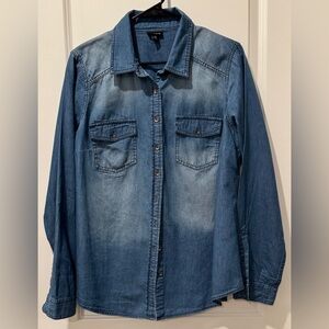 Torrid Blue Denim Shirt